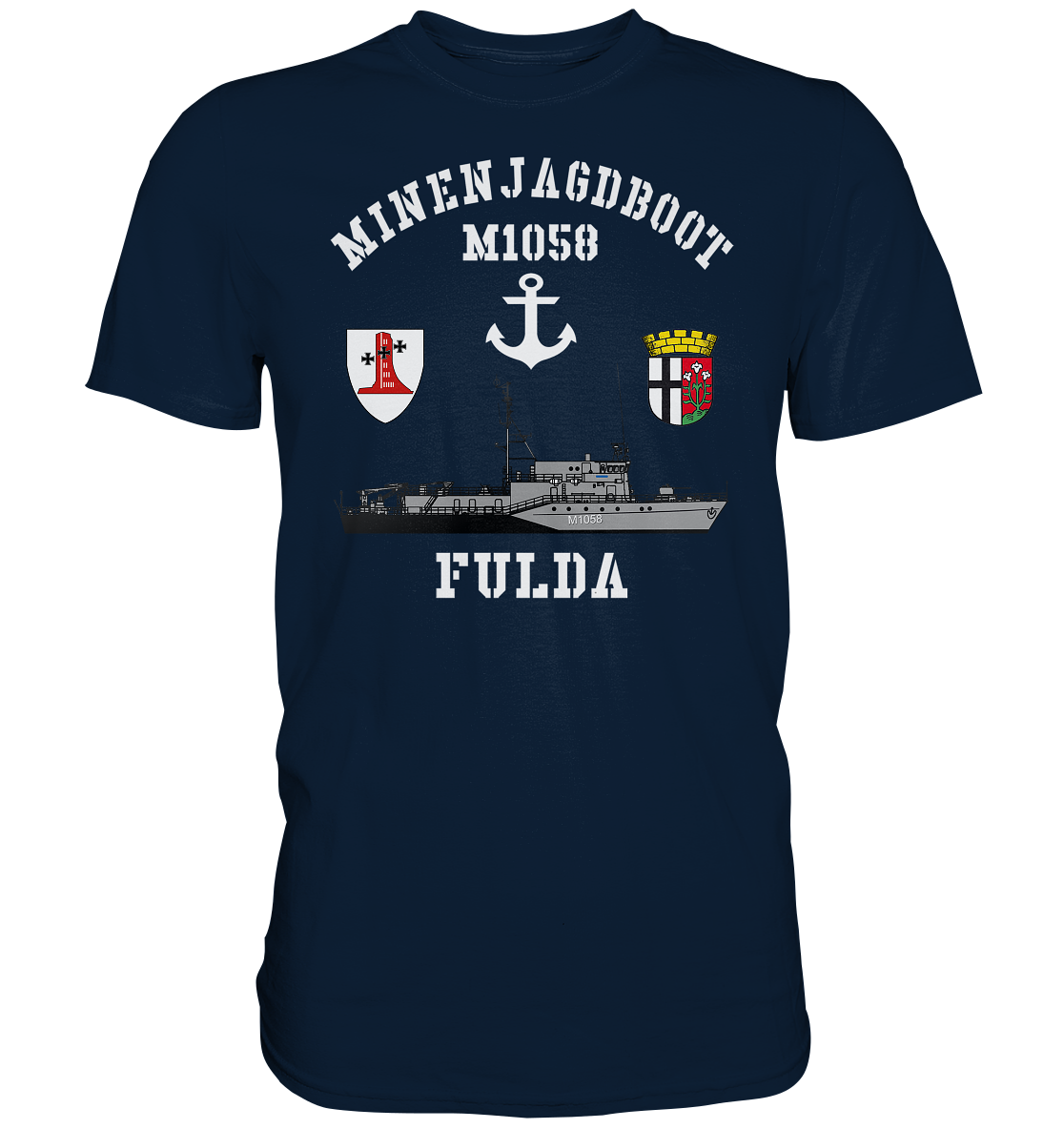 Mij.-Boot M1058 FULDA Anker 1.MSG - Premium Shirt