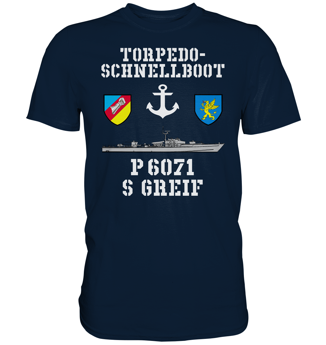 Torpedo-Schnellboot P6071 GREIF - Premium Shirt