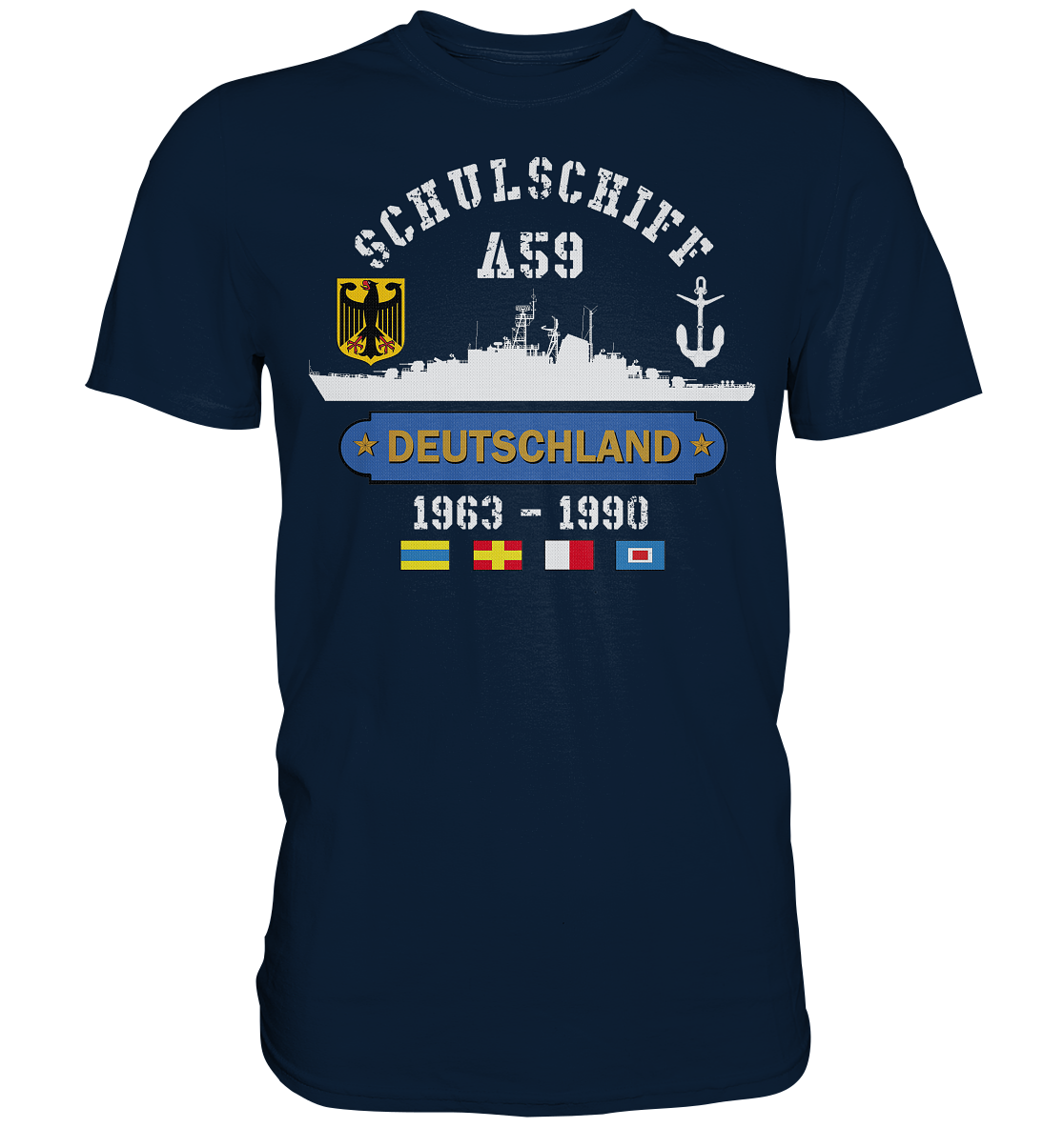 Schulschiff A59 DEUTSCHLAND - Premium Shirt