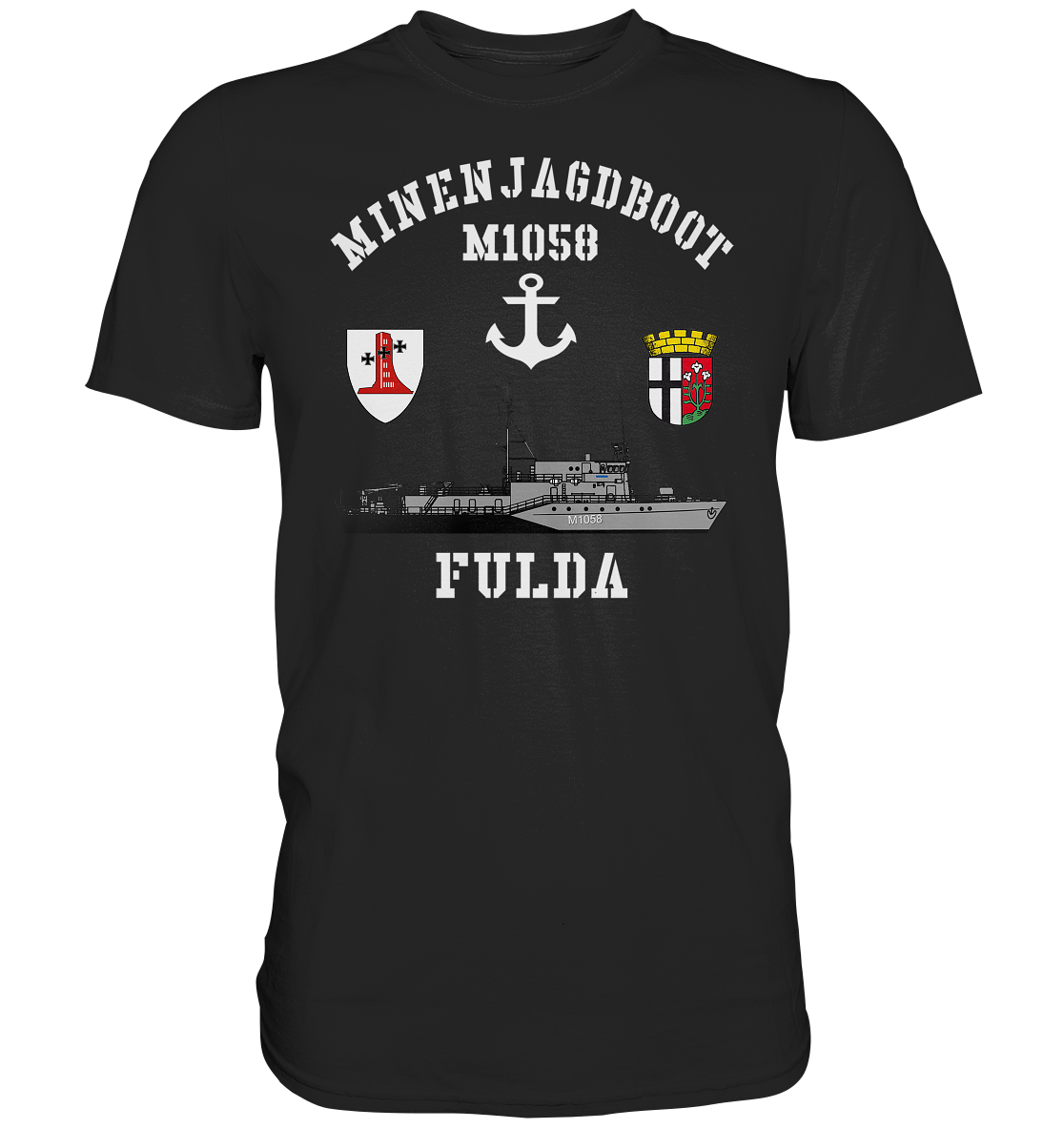 Mij.-Boot M1058 FULDA Anker 1.MSG - Premium Shirt