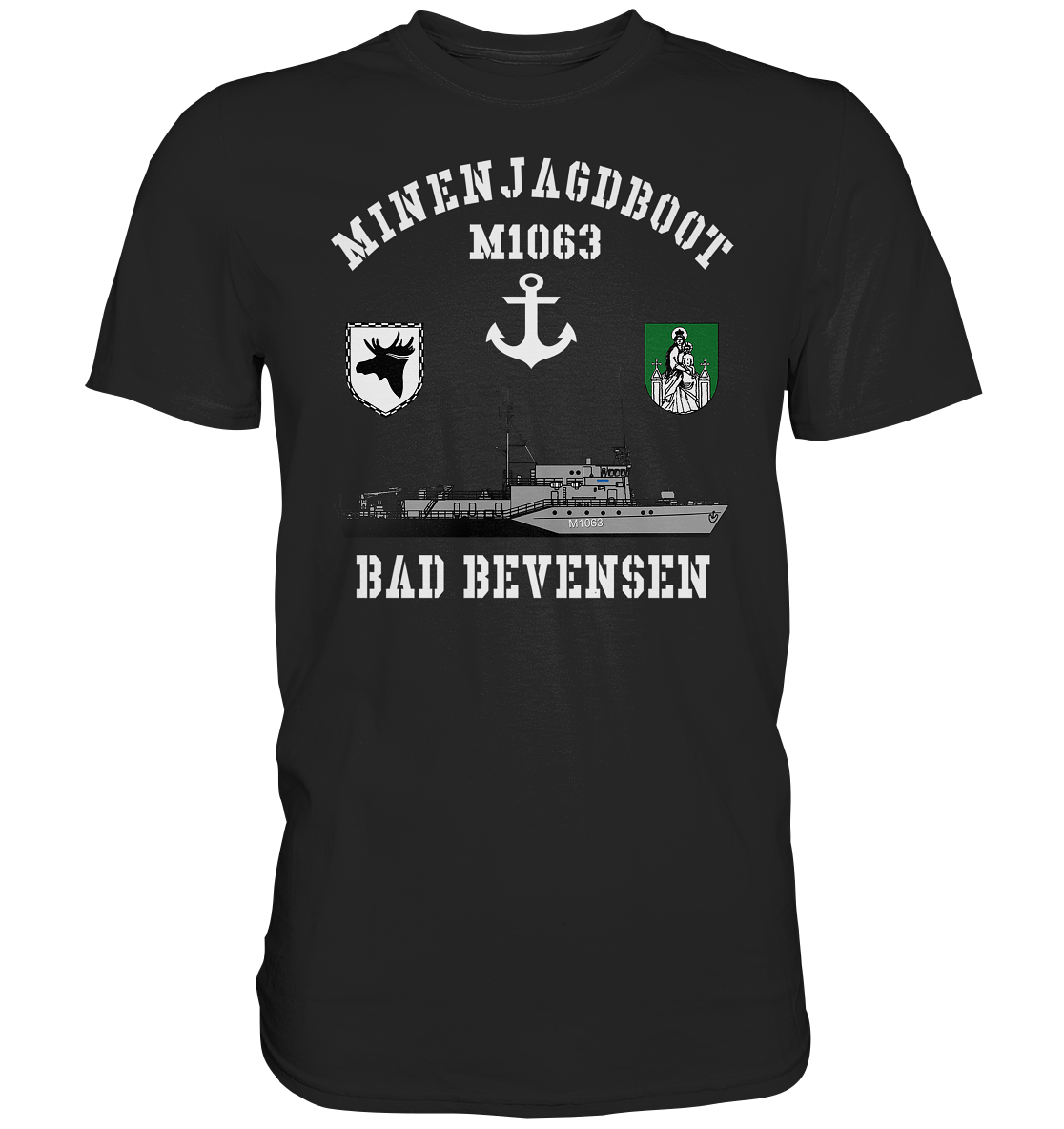 Mij.-Boot M1063 BAD BEVENSEN Anker 3.MSG - Premium Shirt