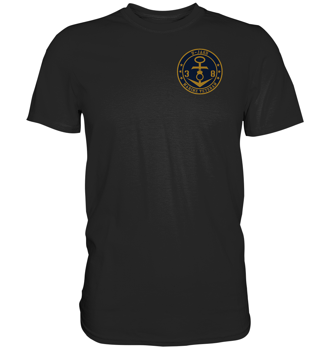 Marine Veteran 38er U-JAGD Brustlogo - Premium Shirt