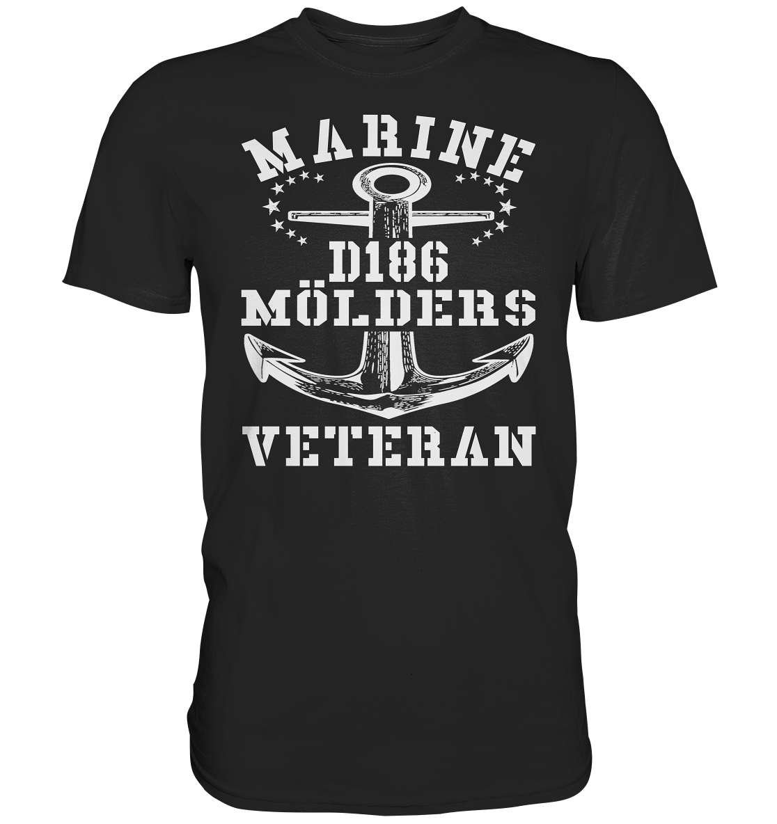 Zerstörer D186 MÖLDERS Marine Veteran - Premium Shirt