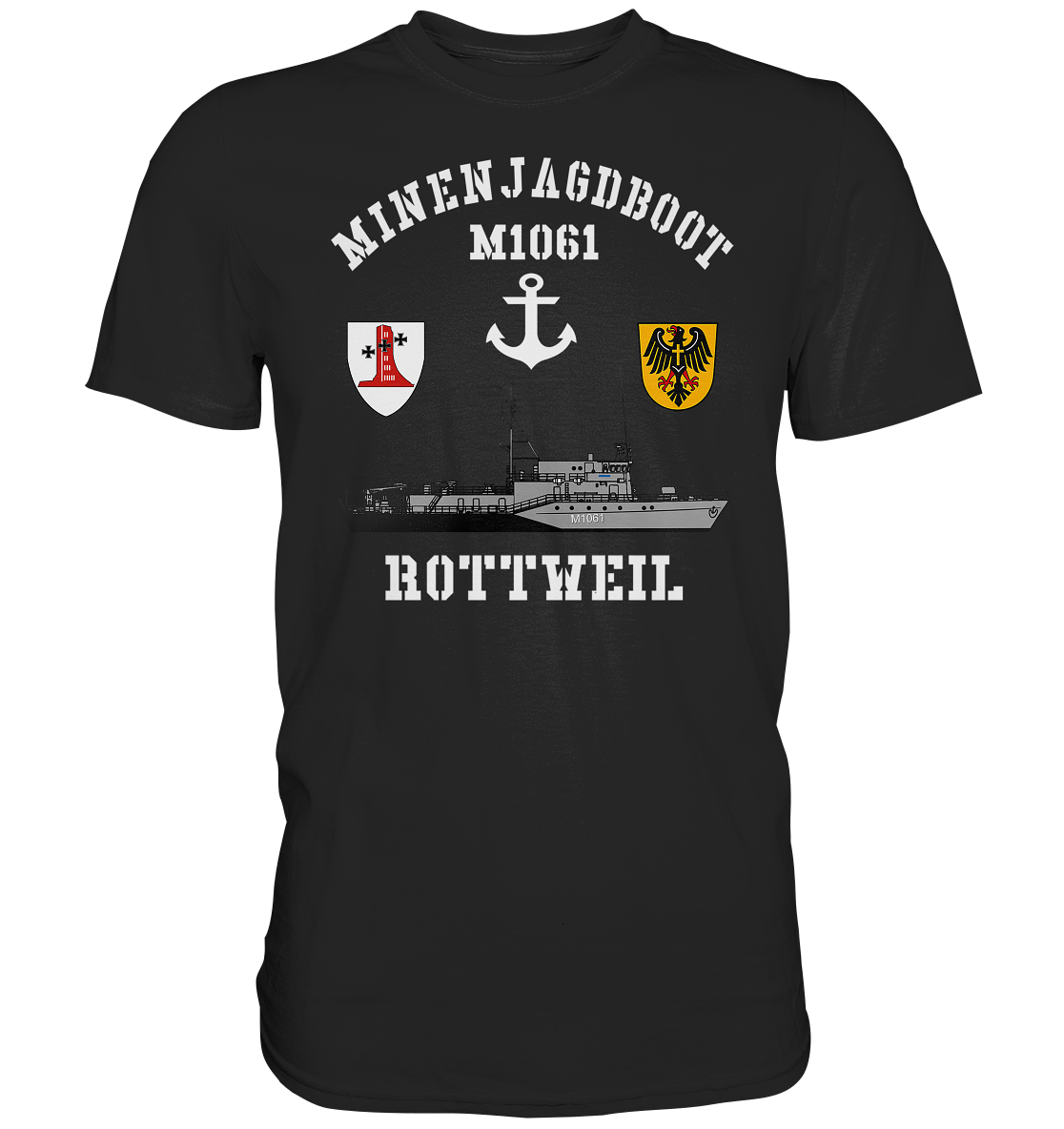 Mij.-Boot M1061 ROTTWEIL Anker 1.MSG - Premium Shirt