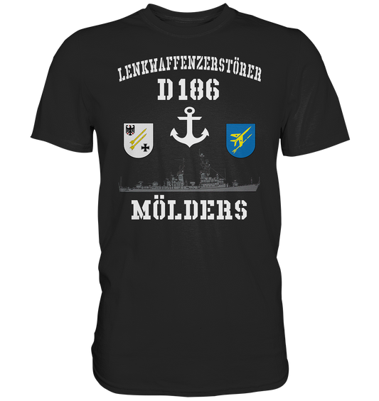 Lenkwaffenzerstörer D186 MÖLDERS Anker - Premium Shirt