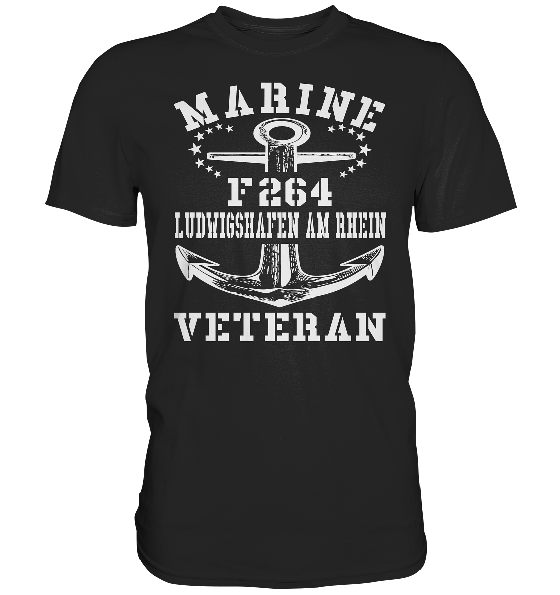 Korvette F264 LUDWIGSHAFEN AM RHEIN Marine Veteran - Premium Shirt