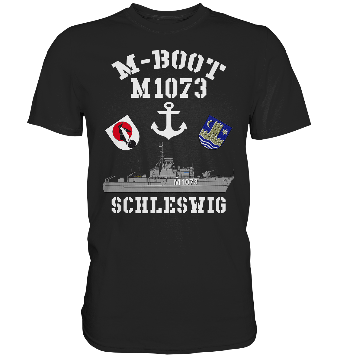 M-Boot M1073 SCHLESWIG Anker (HL) - Premium Shirt