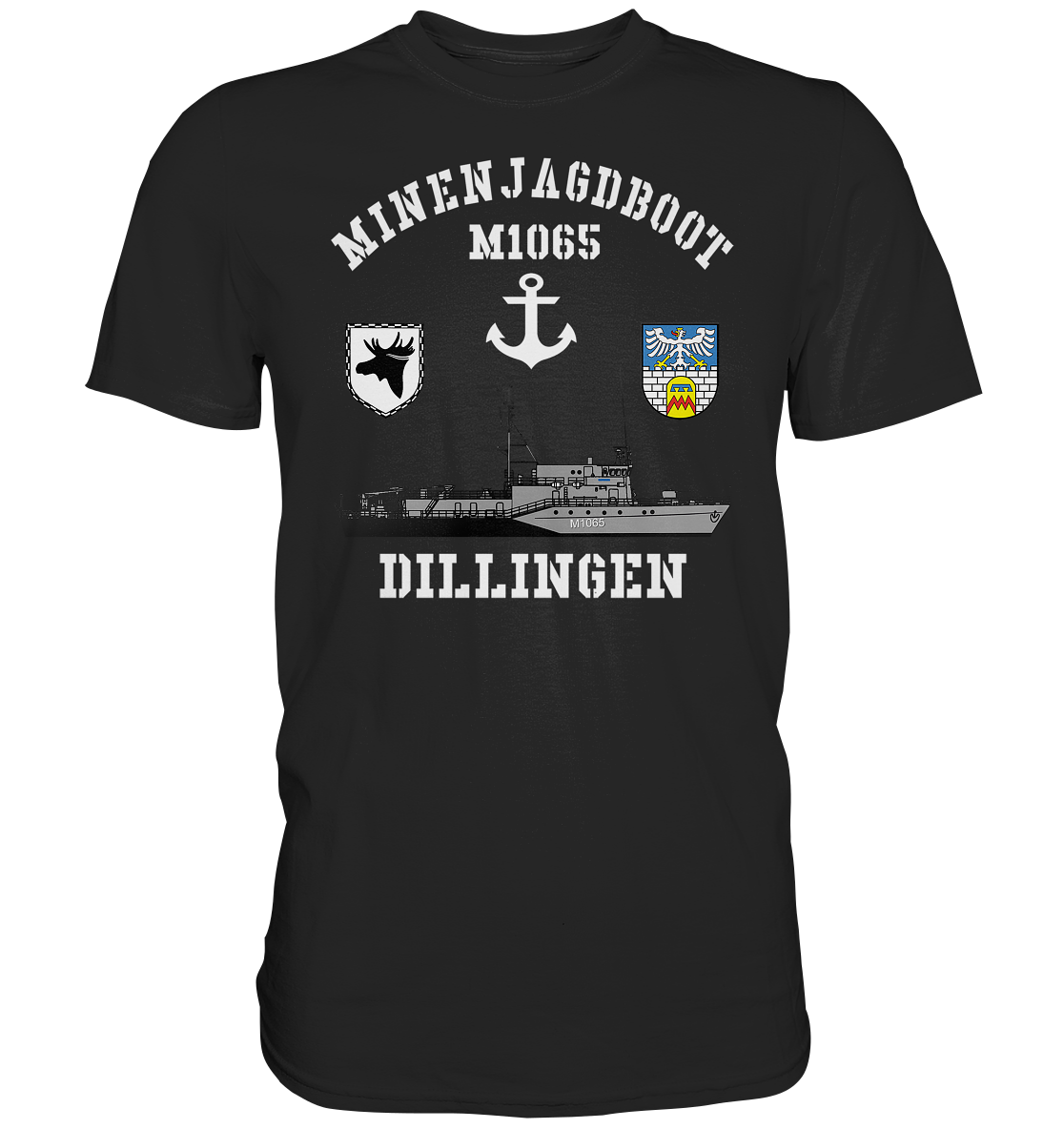 Mij.-Boot M1065 DILLINGEN Anker 3.MSG - Premium Shirt