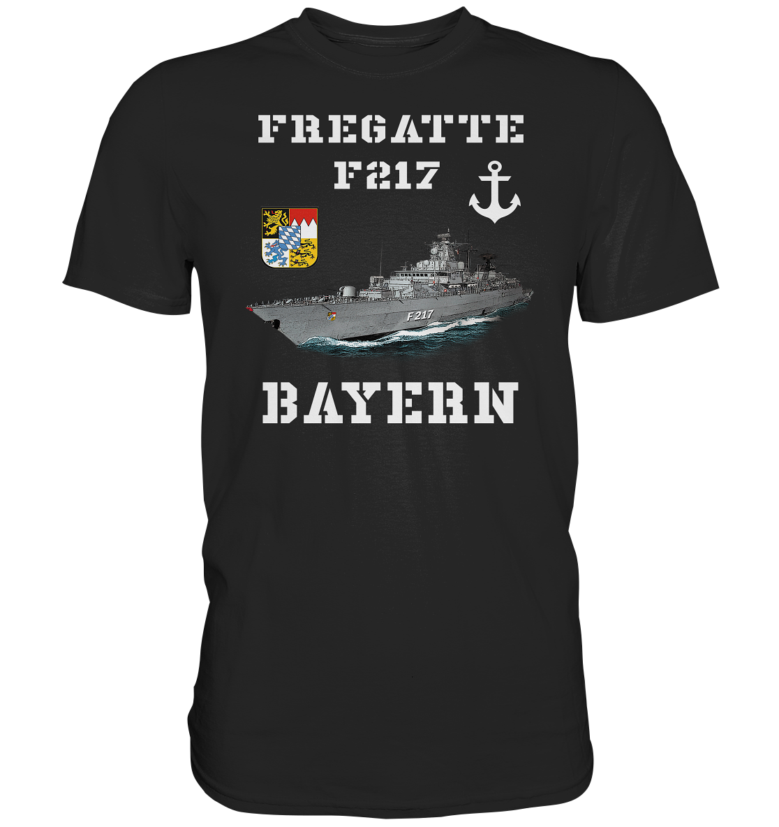 F217 Fregatte BAYERN - Premium Shirt
