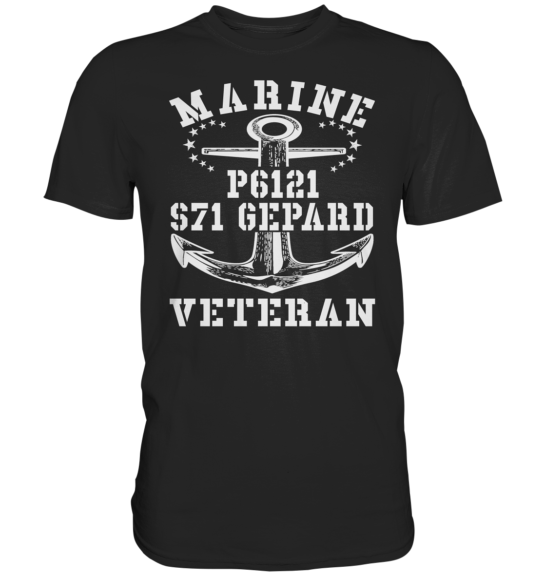 FK-Schnellboot P6121 GEPARD Marine Veteran - Premium Shirt