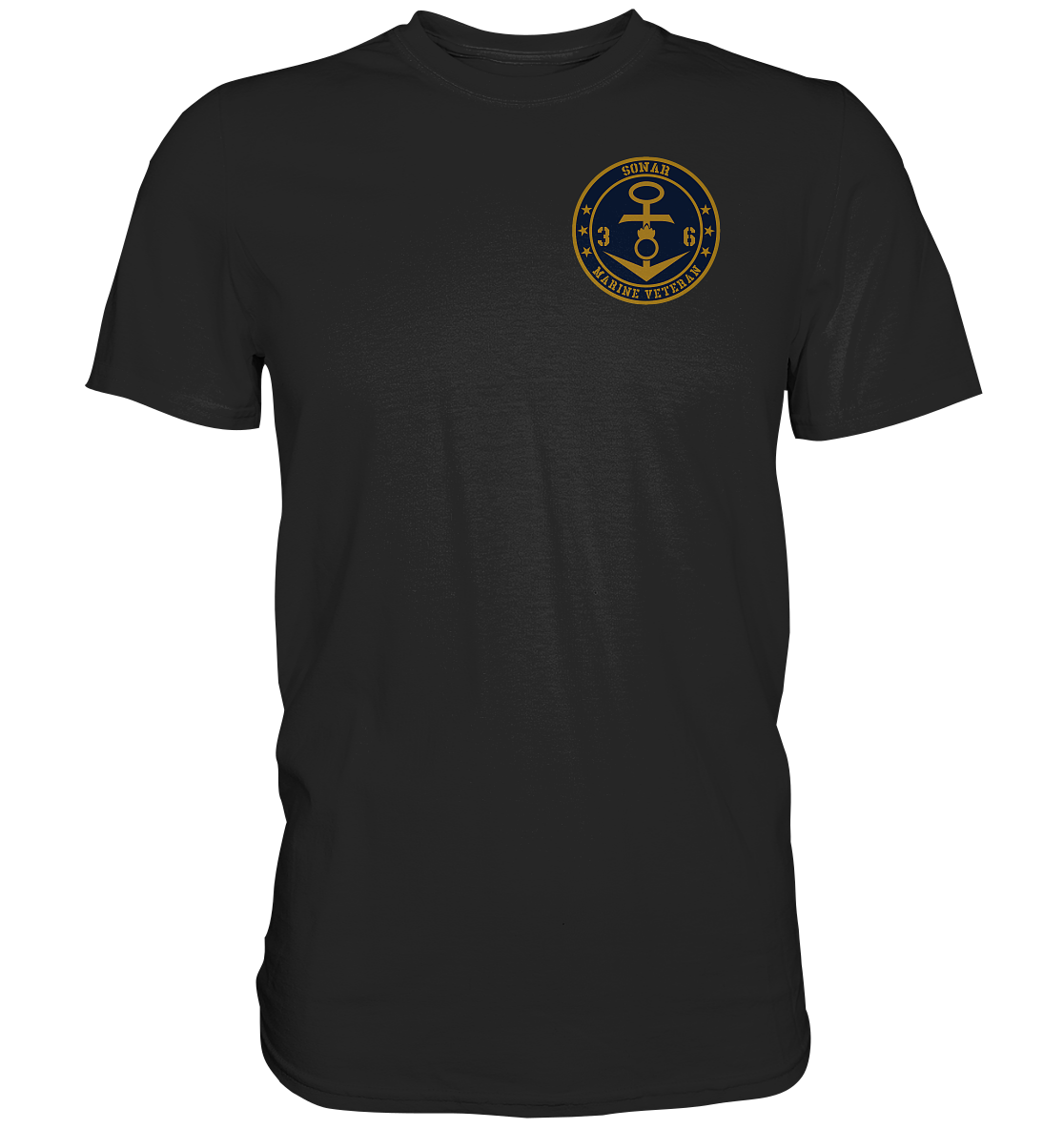 Marine Veteran 36er SONAR Brustlogo - Premium Shirt