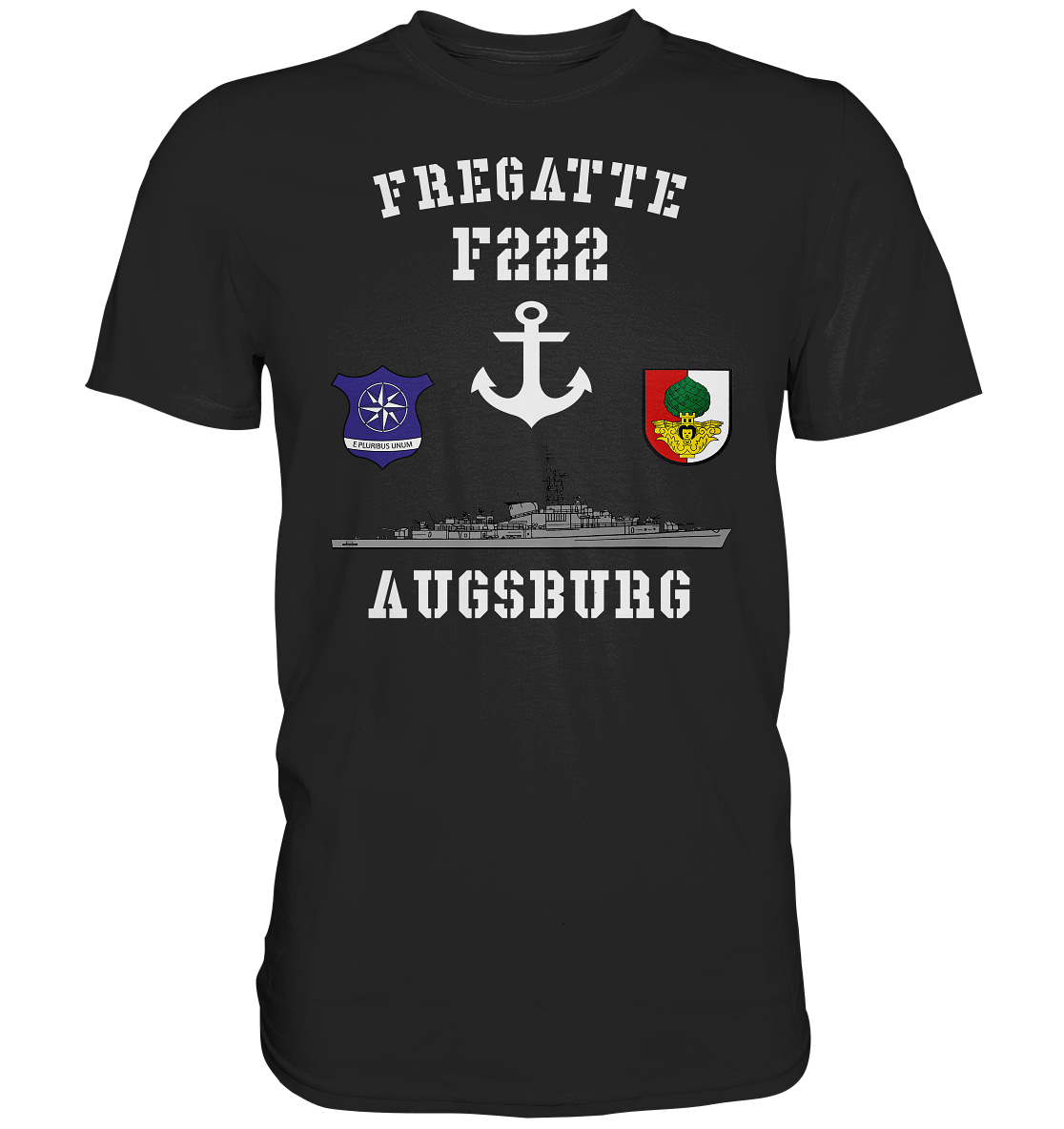 Fregatte F222 AUGSBURG Anker - Premium Shirt