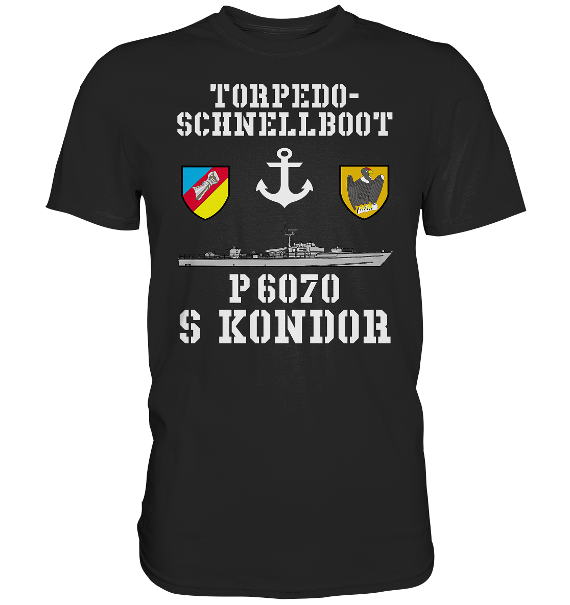 Torpedo-Schnellboot P6070 KONDOR Anker - Premium Shirt