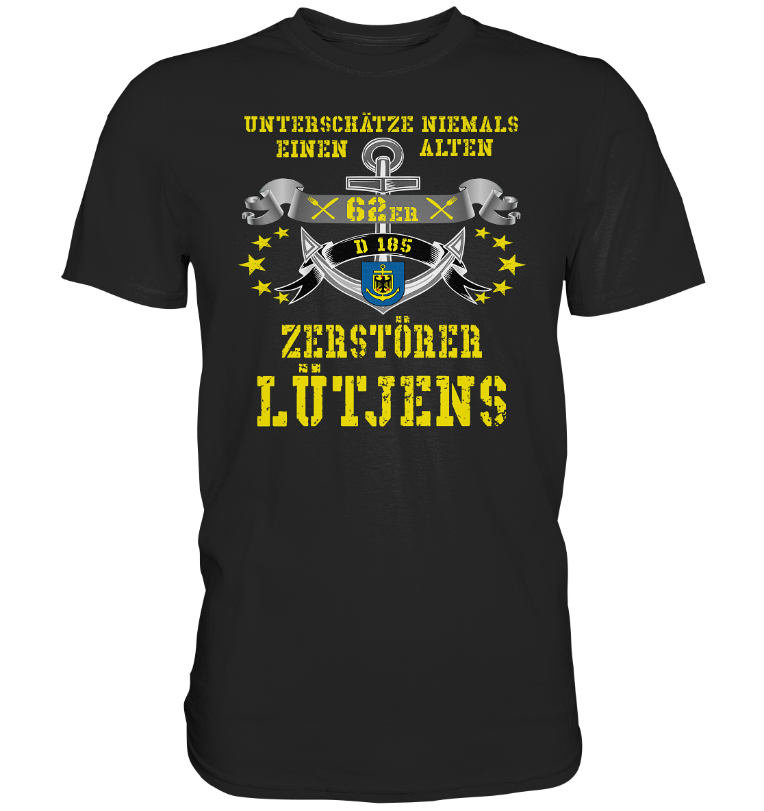Zerstörer D185 LÜTJENS 62er - Premium Shirt