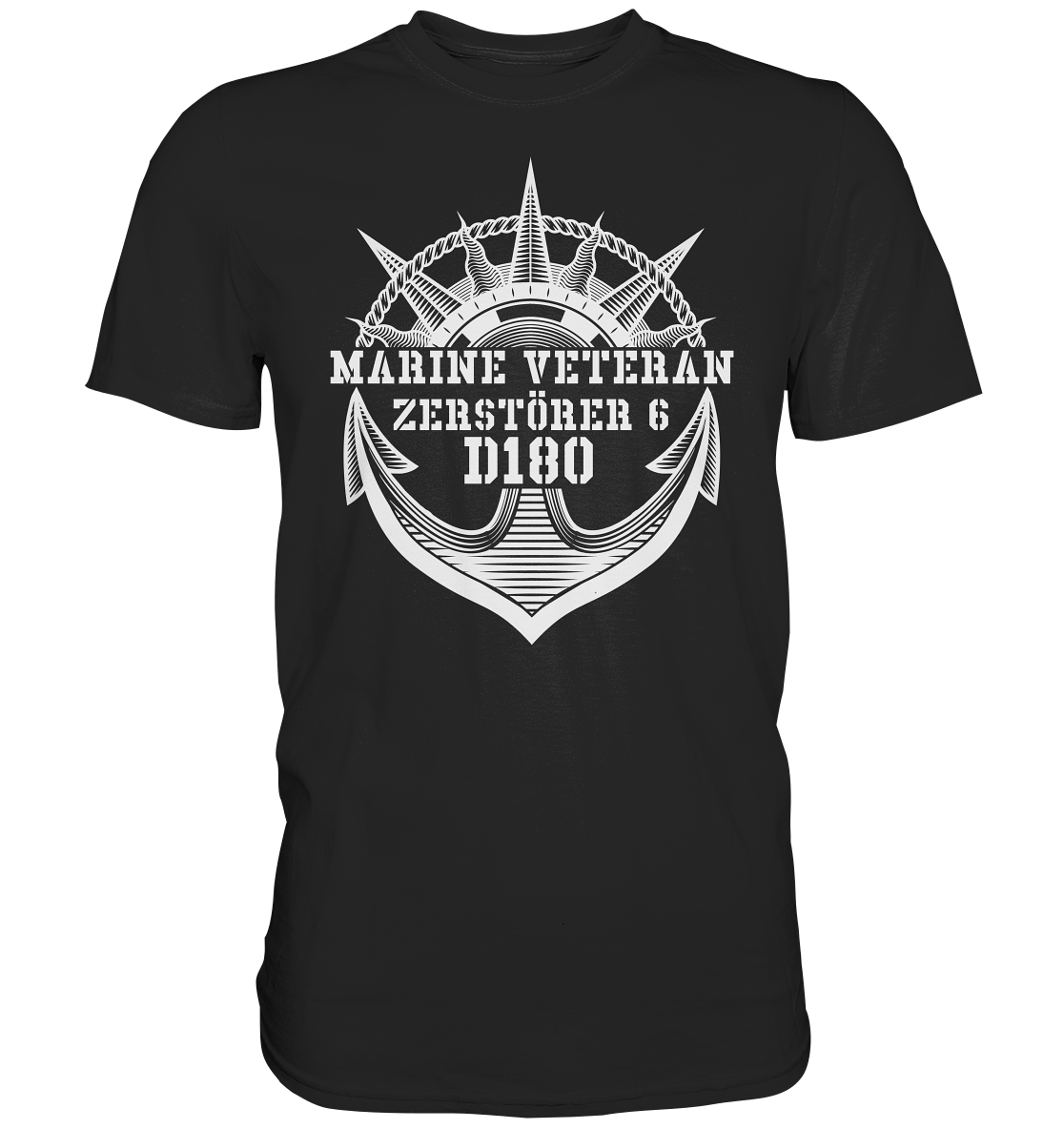 D180 ZERSTÖRER6 Marine Veteran - Premium Shirt