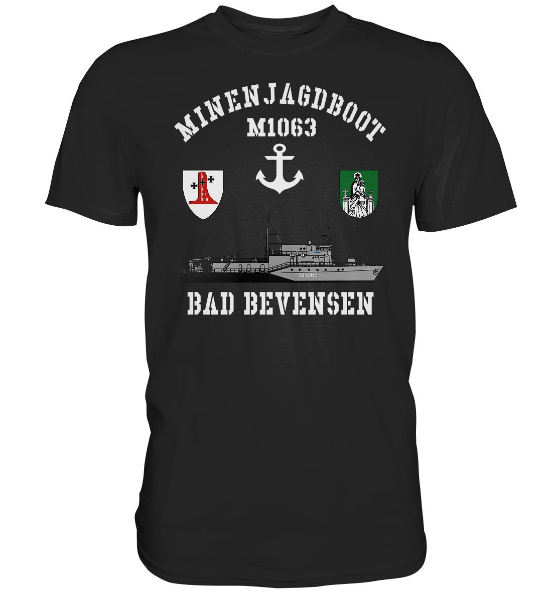 Mij.-Boot M1063 BAD BEVENSEN Anker 1.MSG - Premium Shirt