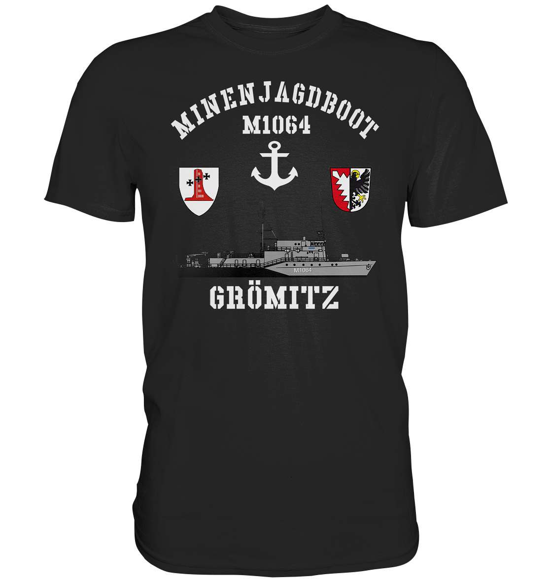 Mij.-Boot M1064 GRÖMITZ Anker 1.MSG - Premium Shirt