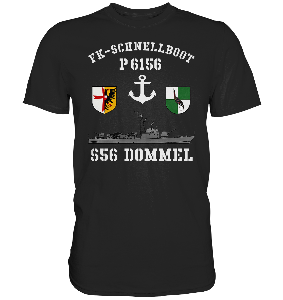 FK-Schnellboot P6156 DOMMEL Anker - Premium Shirt – MeineMarine