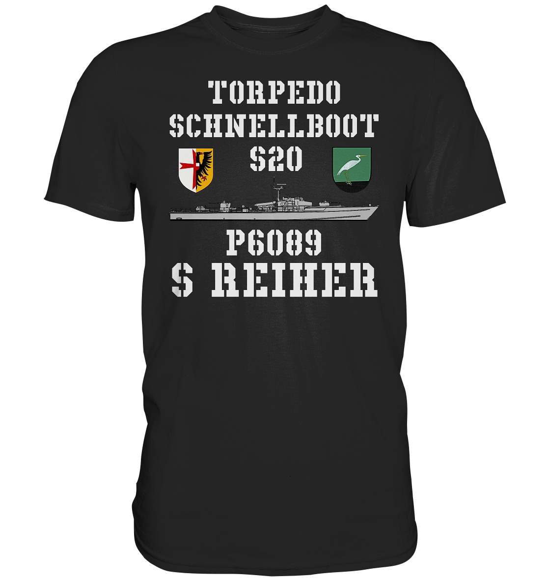 Torpedoschnellboot P6089 REIHER - Premium Shirt
