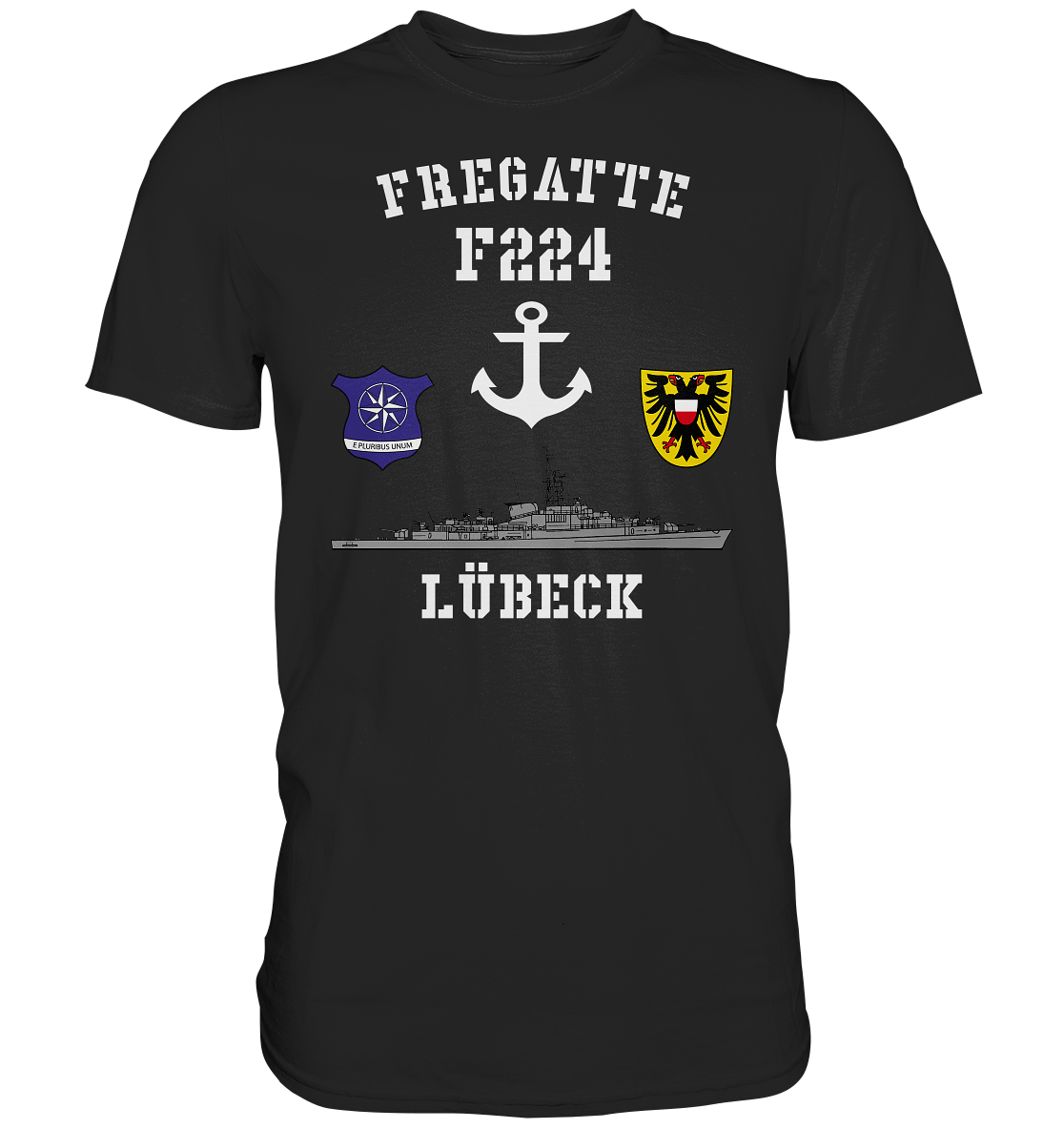 Fregatte F224 LÜBECK Anker - Premium Shirt