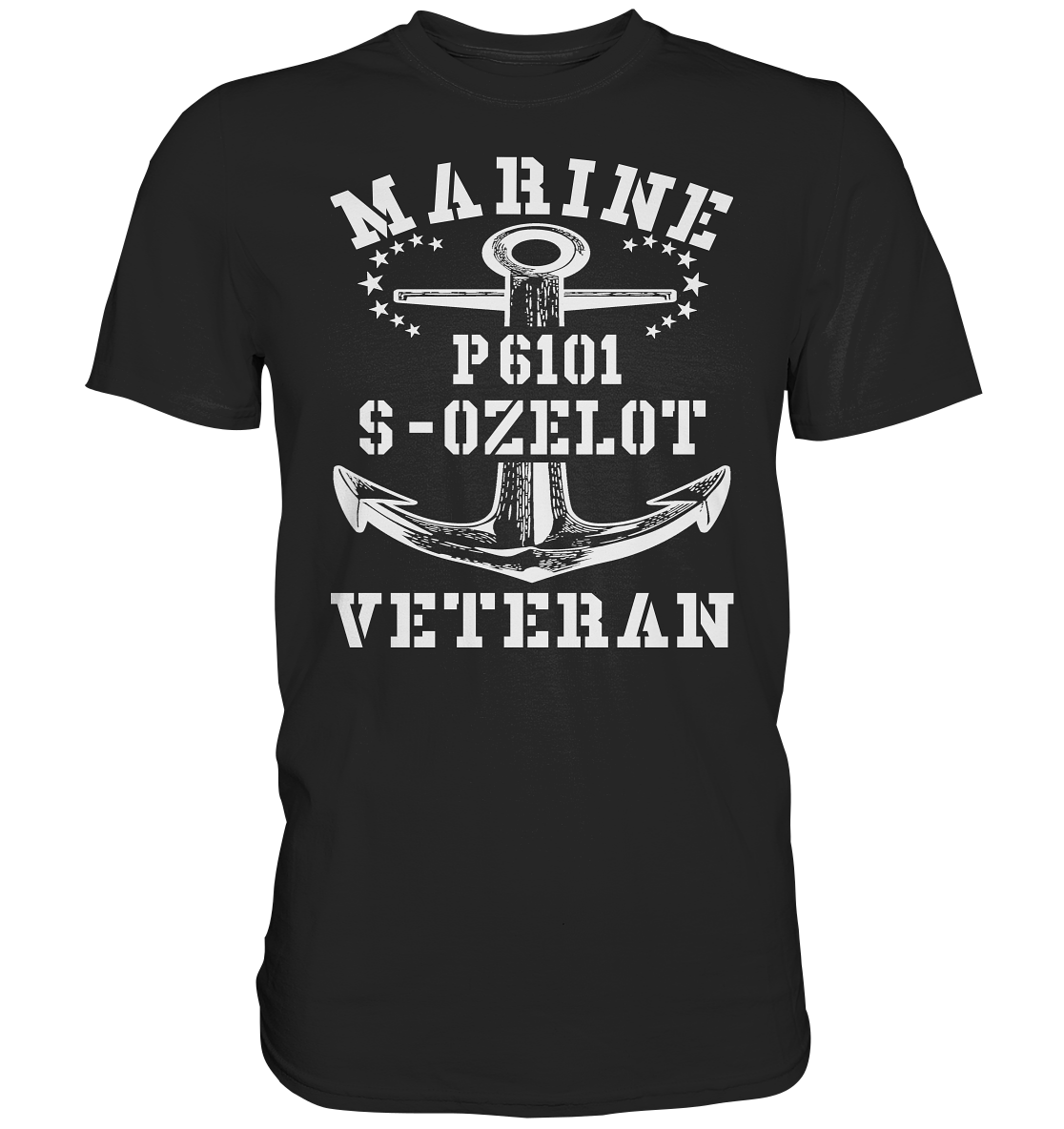 P6101 S-OZELOT Marine Veteran - Premium Shirt