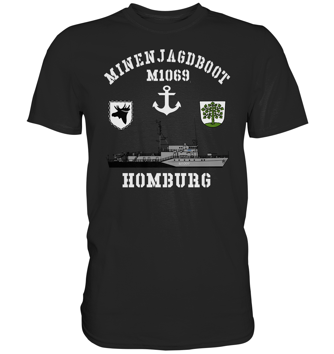 Mij.-Boot M1069 HOMBURG Anker 3.MSG - Premium Shirt