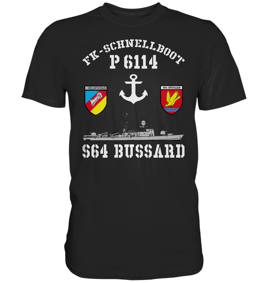 FK-Schnellboot P6114 BUSSARD 2.SG Anker - Premium Shirt