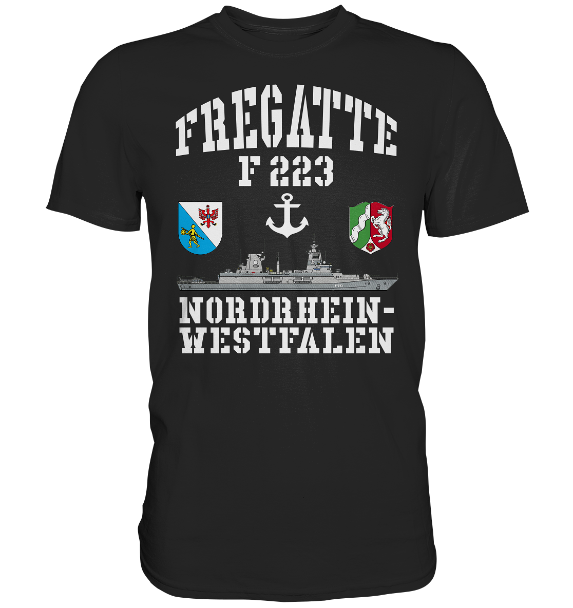 Fregatte F223 NORDRHEIN-WESTFALEN ANKER - Premium Shirt