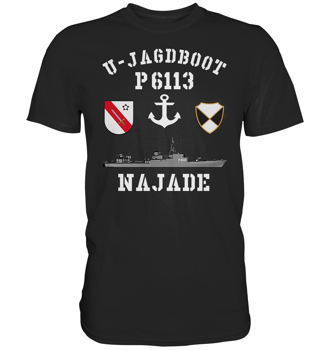 U-Jagdboot P6113 NAJADE Anker - Premium Shirt