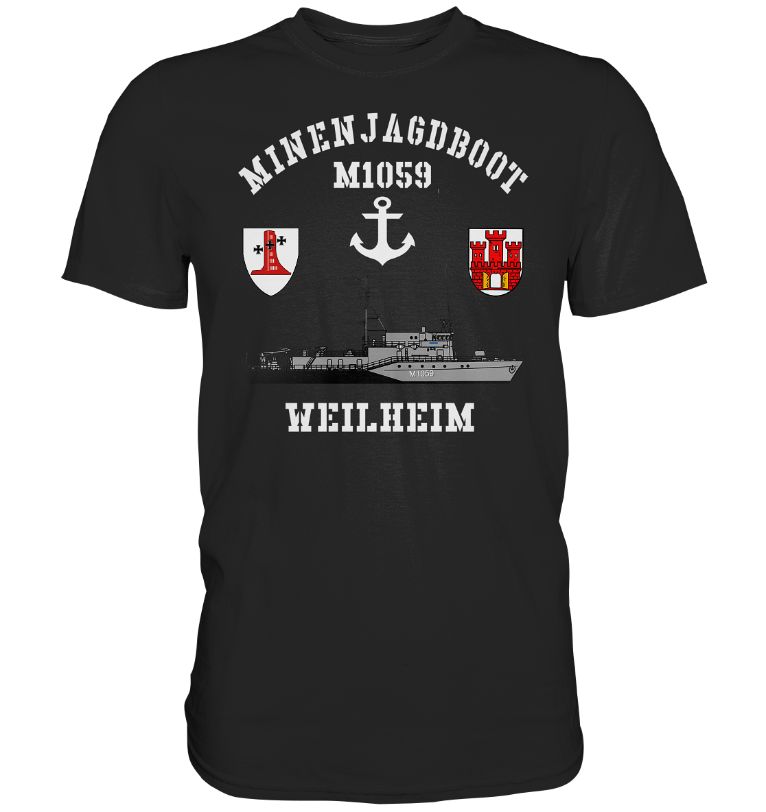 Mij.-Boot M1059 WEILHEIM Anker 1.MSG - Premium Shirt