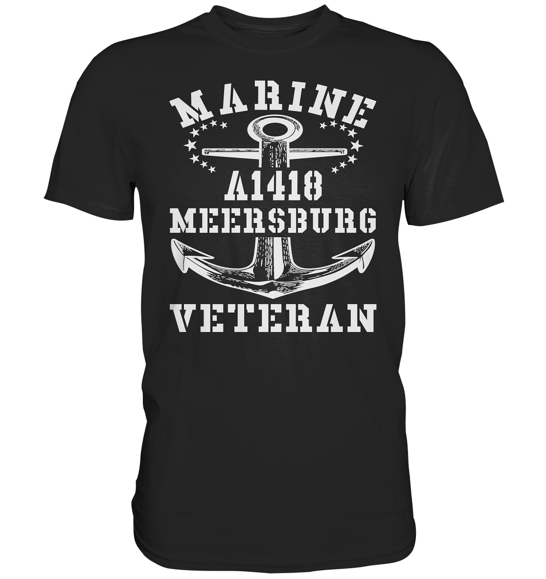Troßschiff A1418 MEERSBURG Marine Veteran - Premium Shirt