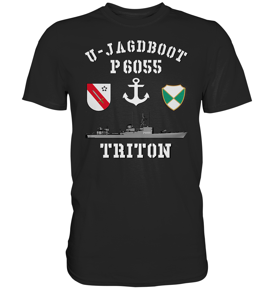 U-Jagdboot P6055 TRITON Anker - Premium Shirt