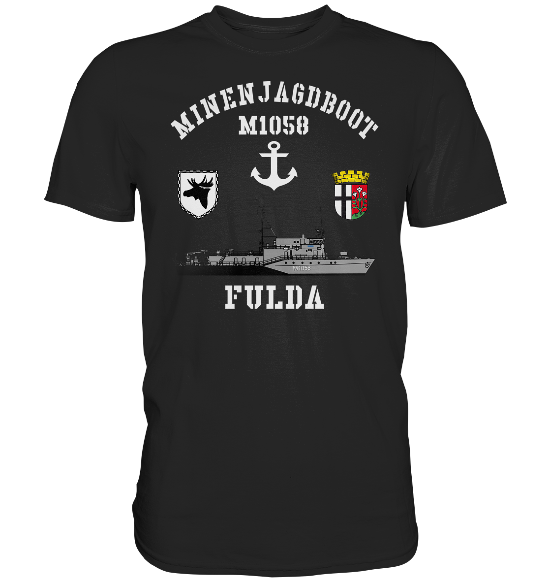 Mij.-Boot M1058 FULDA Anker 3.MSG - Premium Shirt