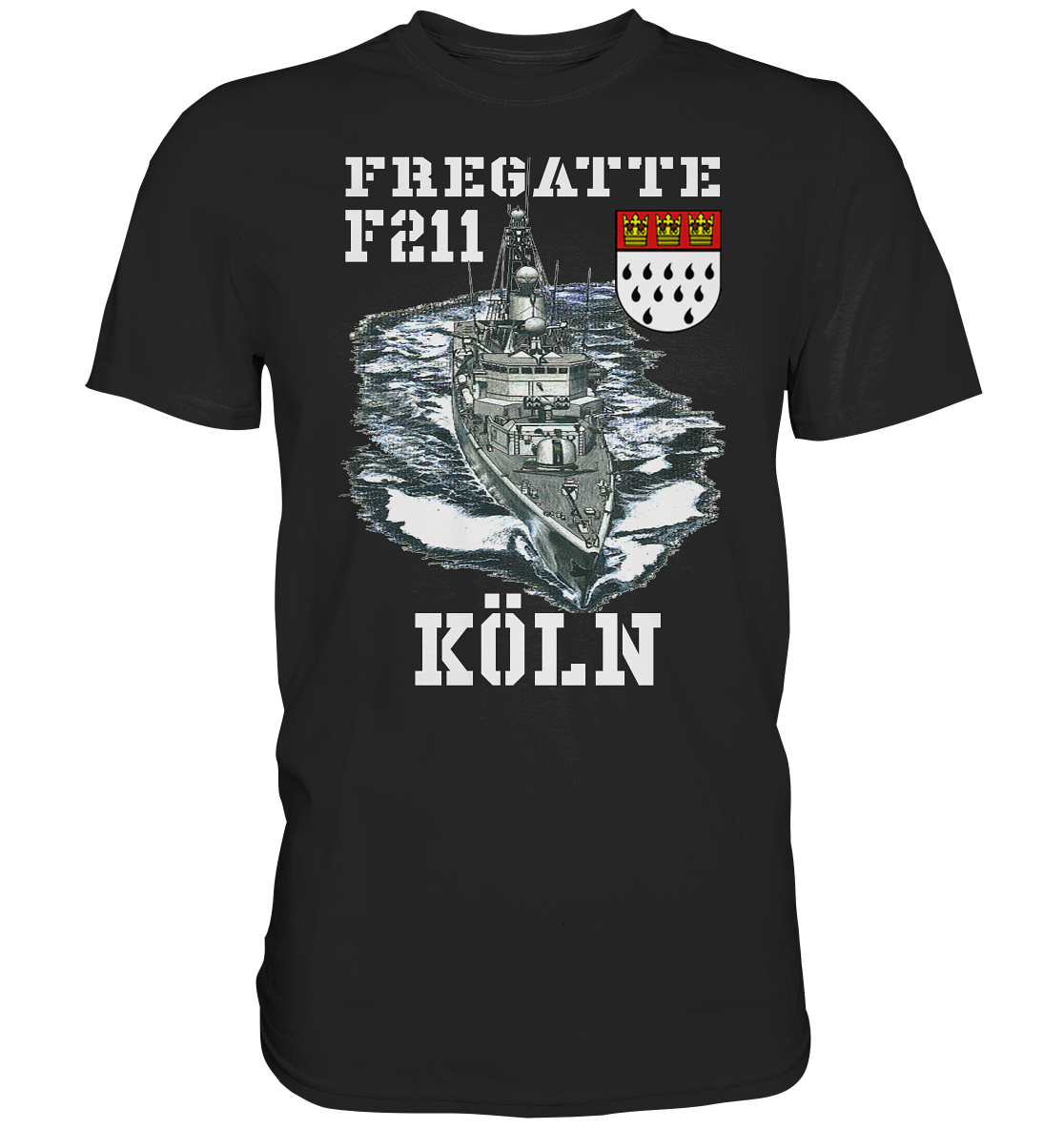 Fregatte F211 KÖLN - Premium Shirt