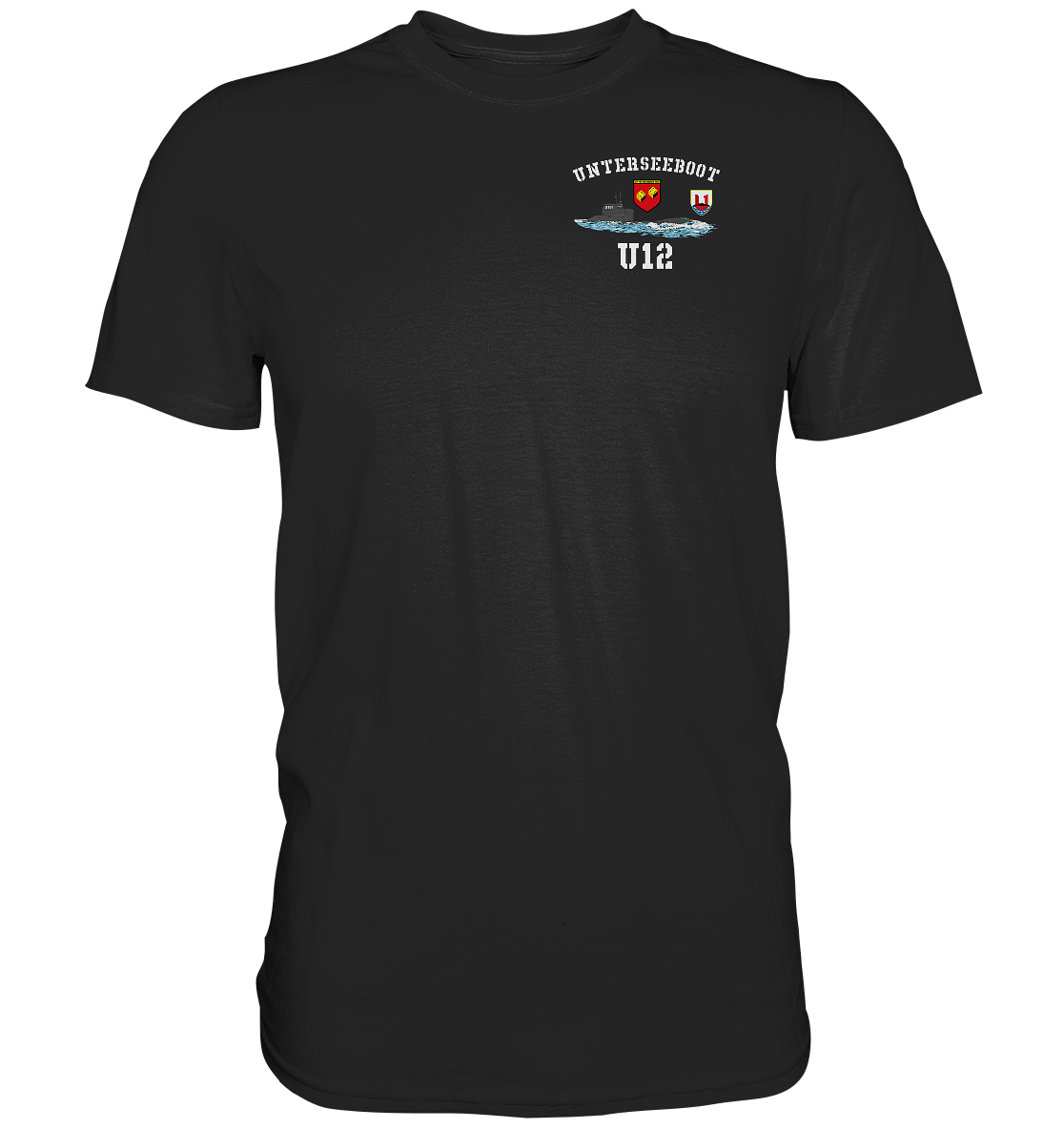 U-Boot 12 Brustlogo - Premium Shirt