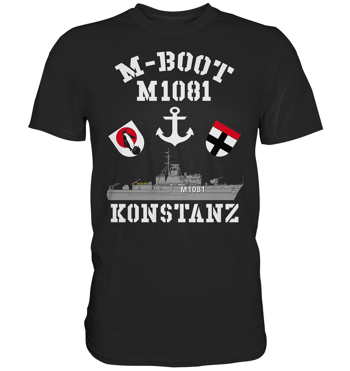 M-Boot M1081 KONSTANZ Anker (HL) - Premium Shirt