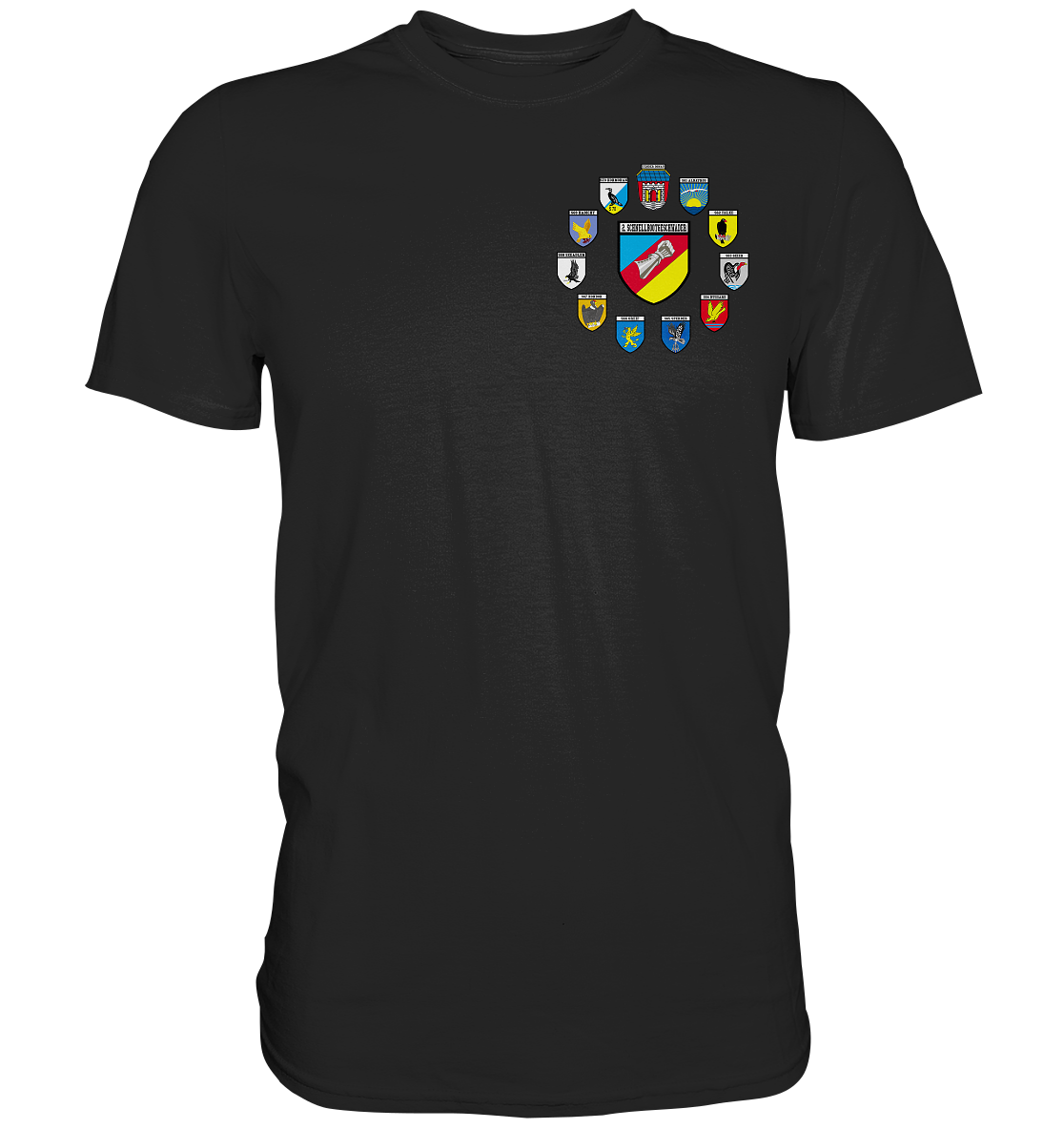 Wappen 2. Schnellbootgeschwader bis Oktober 1999 - Premium Shirt