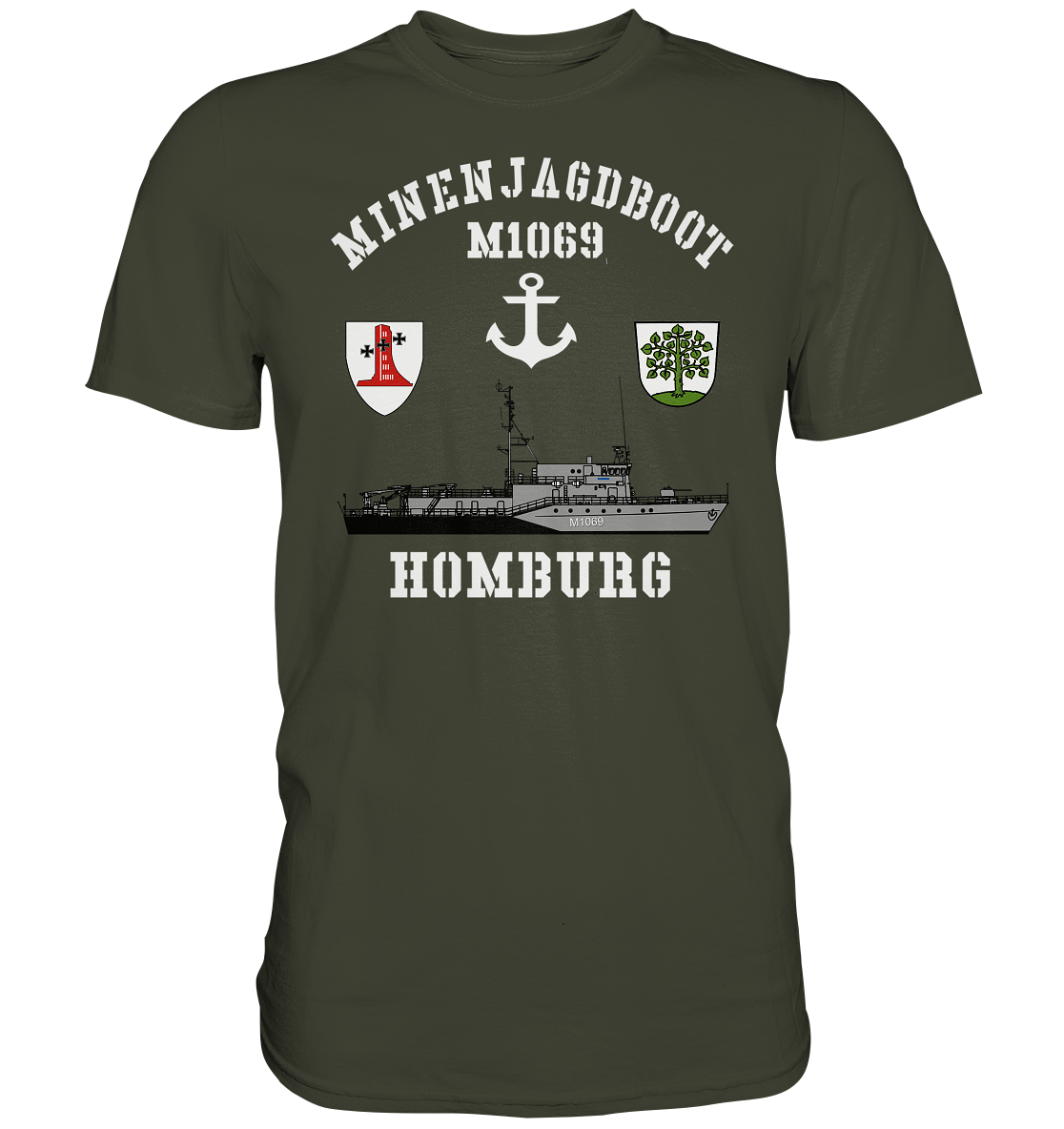 Mij.-Boot M1069 HOMBURG Anker 1.MSG - Premium Shirt