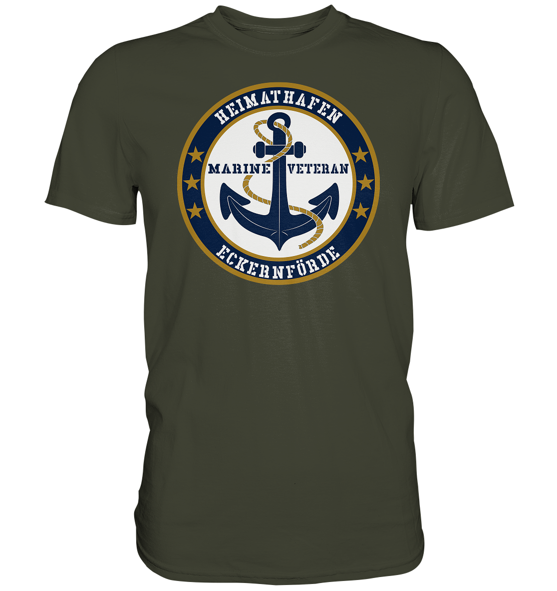 Marine Veteran Heimathafen ECKERNFÖRDE - Premium Shirt