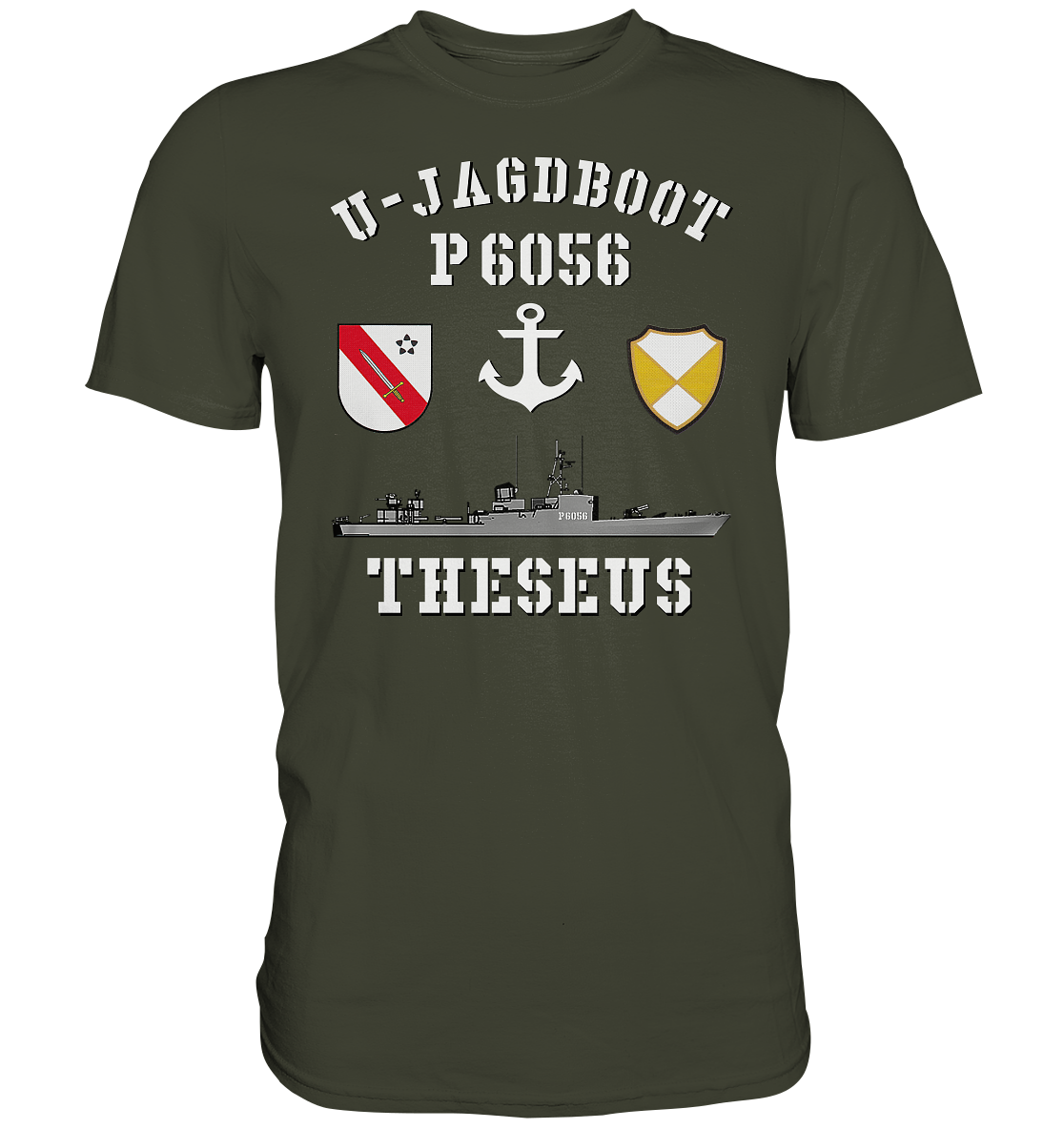U-Jagdboot P6056 THESEUS Anker - Premium Shirt