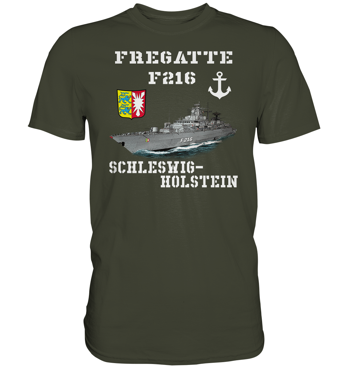 F216 Fregatte SCHLESWIG-HOLSTEIN - Premium Shirt