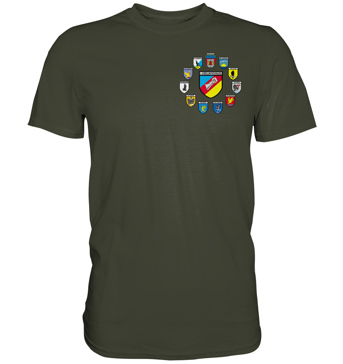 Wappen 2. Schnellbootgeschwader bis Oktober 1999 - Premium Shirt