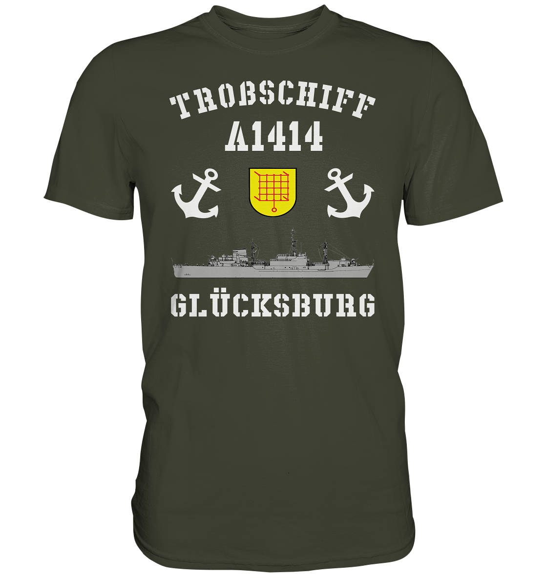 Troßschiff A1414 GLÜCKSBURG - Premium Shirt