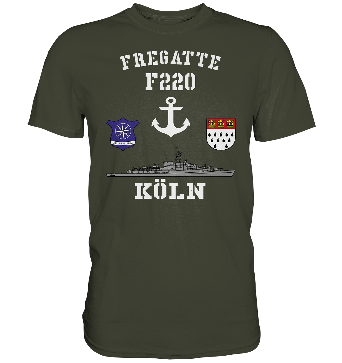 Fregatte F220 KÖLN Anker - Premium Shirt
