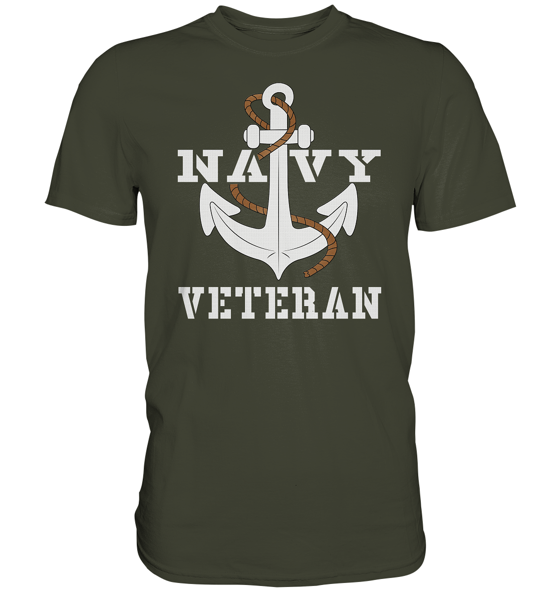 Navy Veteran Anker - Premium Shirt