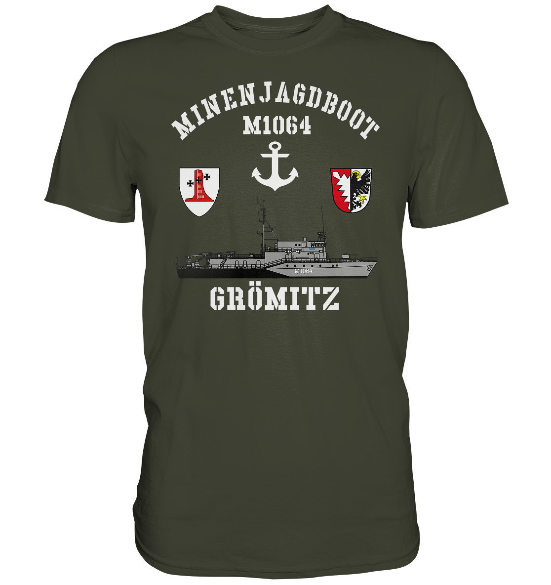 Mij.-Boot M1064 GRÖMITZ Anker 1.MSG - Premium Shirt