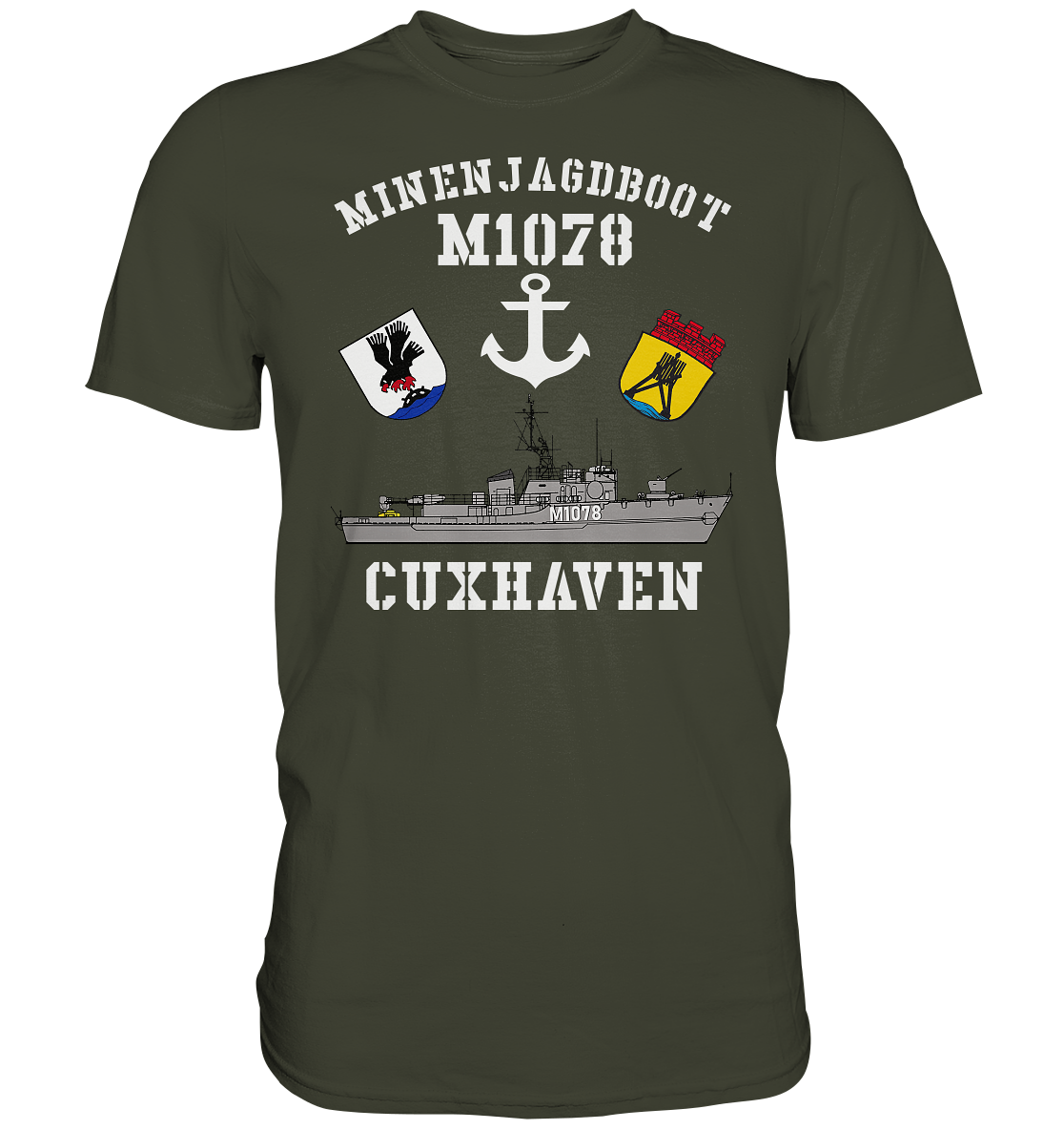 Mij.-Boot M1078 CUXHAVEN - Premium Shirt