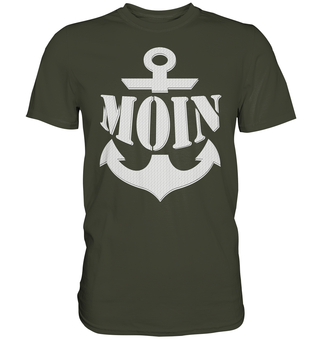 MOIN Anker weiß - Premium Shirt