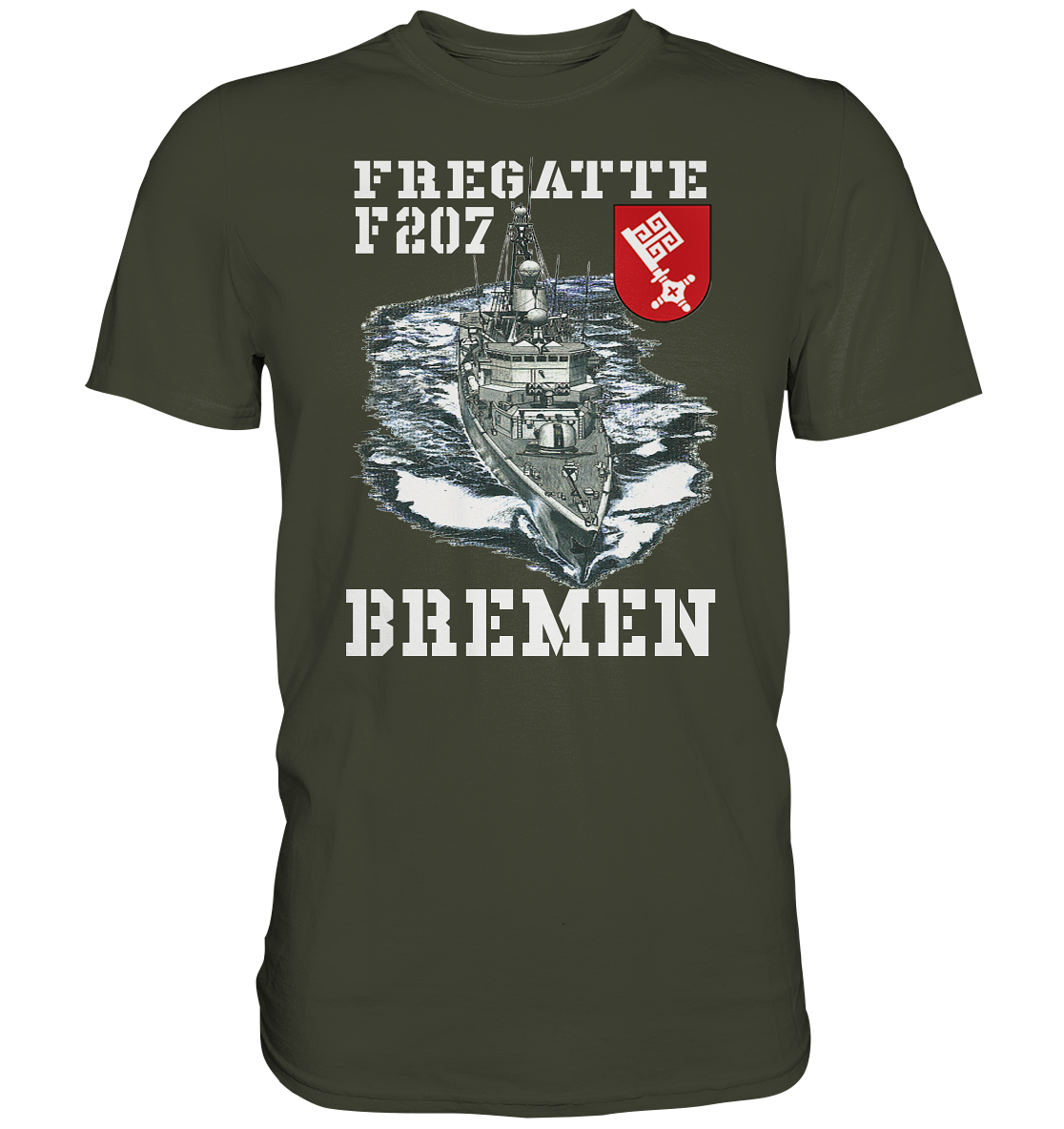 Fregatte F207 BREMEN - Premium Shirt