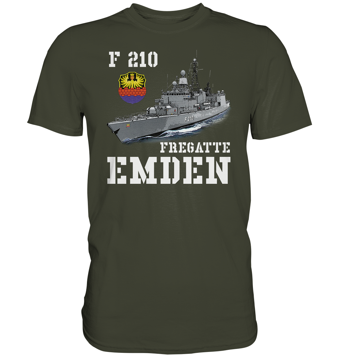 F210 Fregatte EMDEN - Premium Shirt